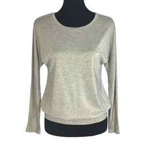 Old Navy Tan Gold Metallic Long-Sleeved Dolman Shirt, Women’s Extra Small